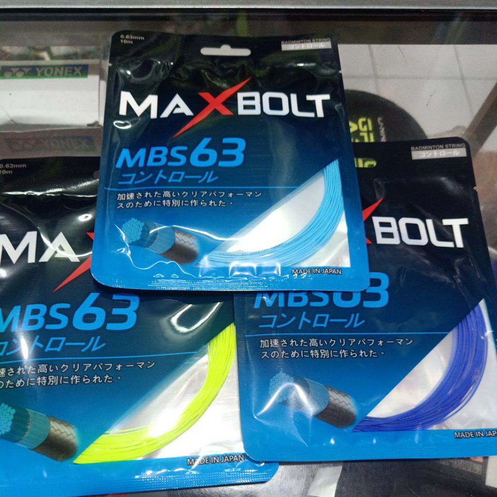 senar raket badminton maxbolt MBS 63