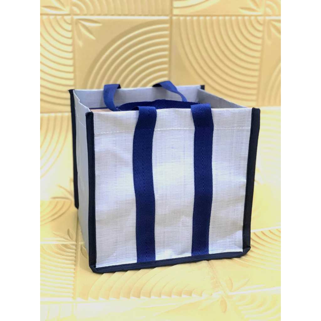 Tas terpal bekal / tas terpal berkat  / tas terpal silver / tas terpal murah / tas bekal sekolah / t