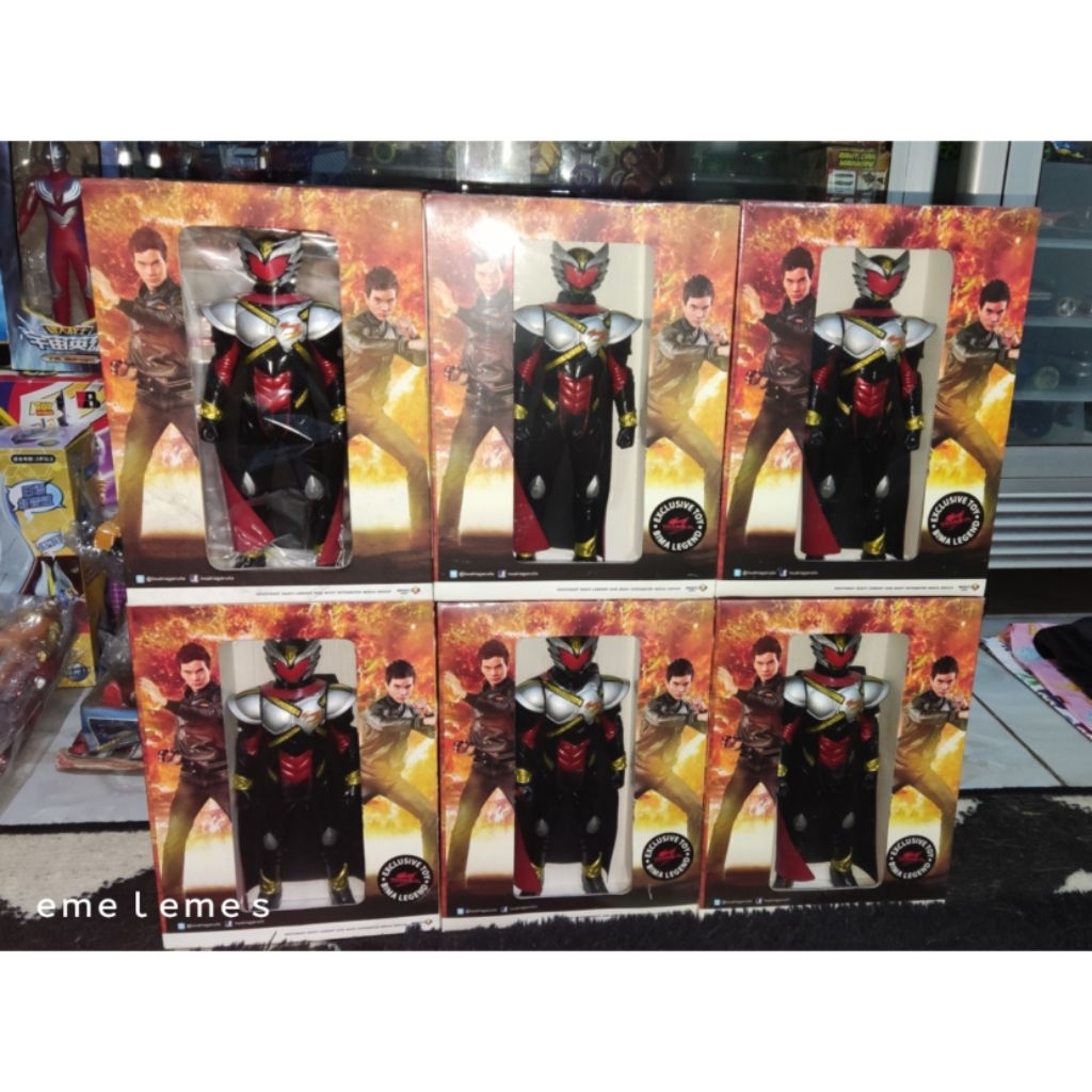 action figure bima satria garuda & dvd segel