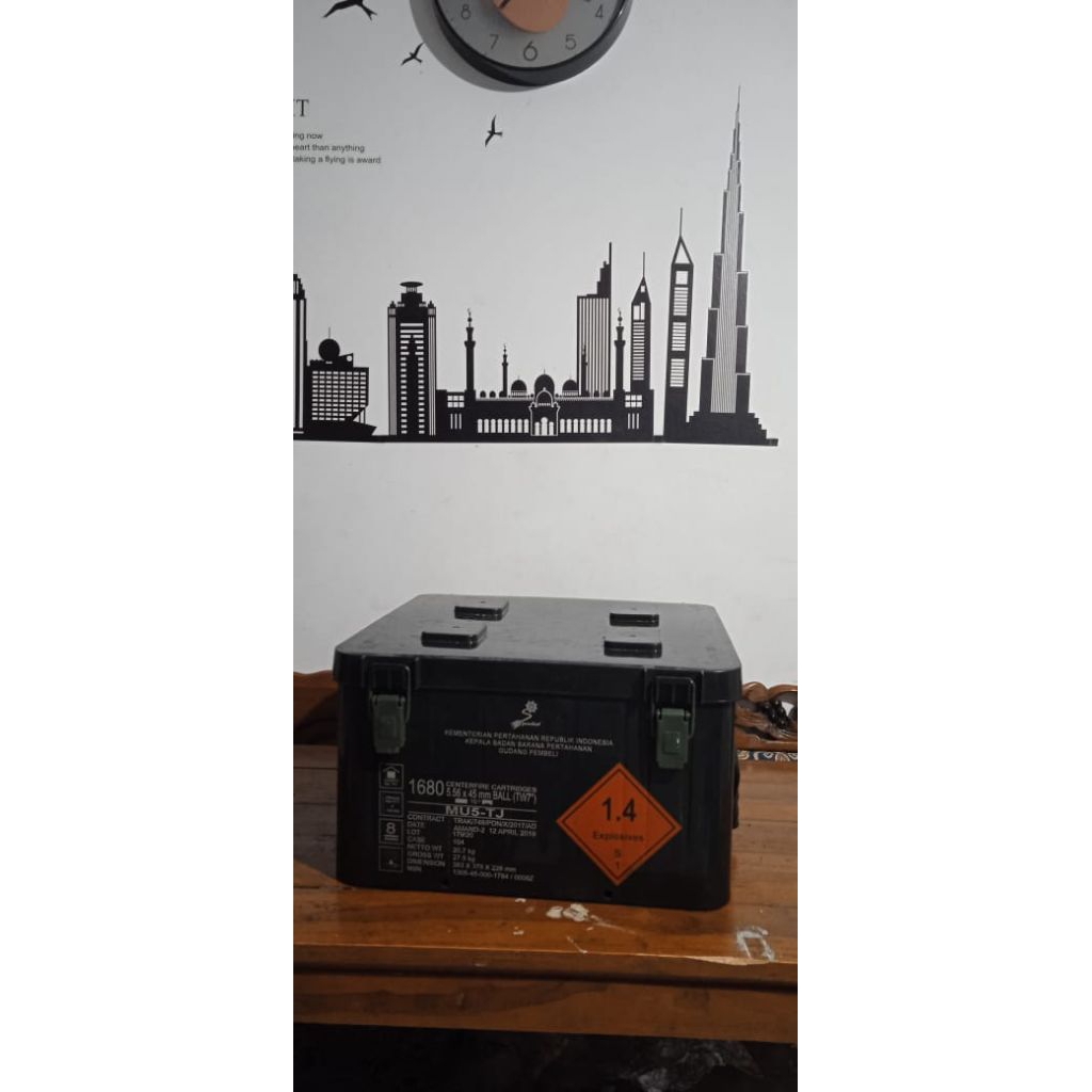 BOX BEKAS PELURU / kotak perkakas /Kotak Pindad / Box pindad /box Army / Box Tni