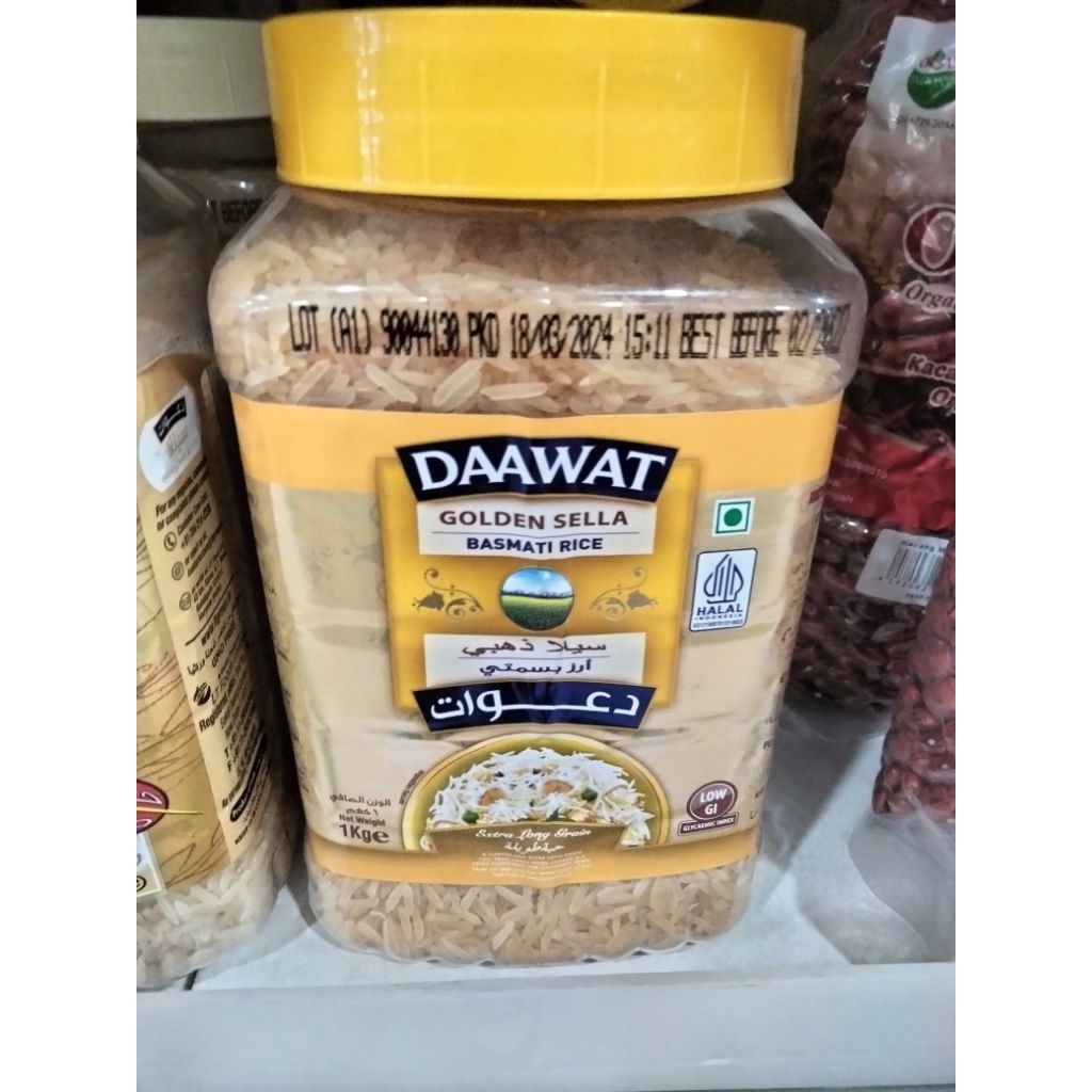 

Beras basmati daawat golden sella 1kg