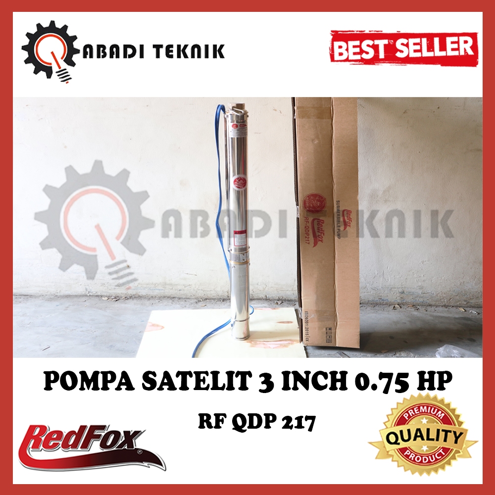 POMPA SATELIT/SUBMERSIBLE PUMP 3 INCH 0.75HP RF-QDP 217