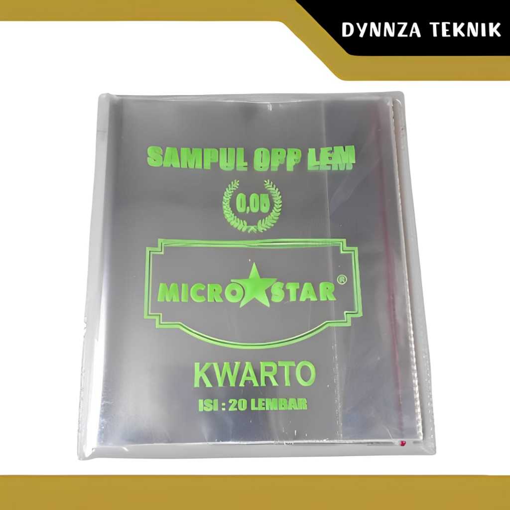 

Sampul Buku Plastik/Sampul Lem OPP Kwarton Tebal 0.05/Sampul Palstik Buku Biasa