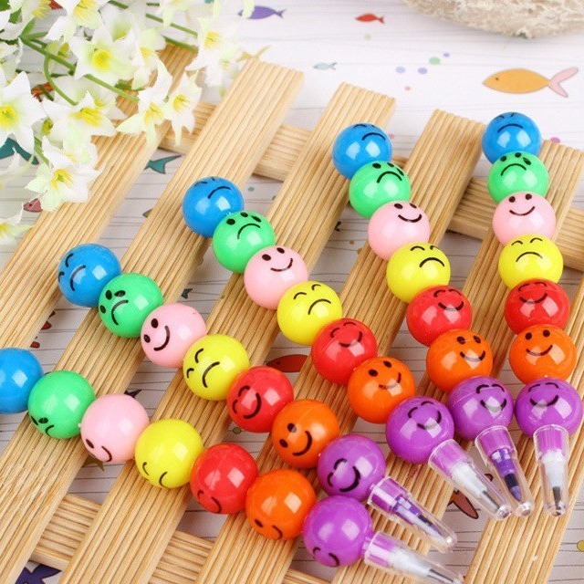 

TERFAVORITE PENSIL WARNA RAINBOW 1 SET ISI 7 WARNA / PENSIL WARNA KARAKTER EMOJI SMILEY