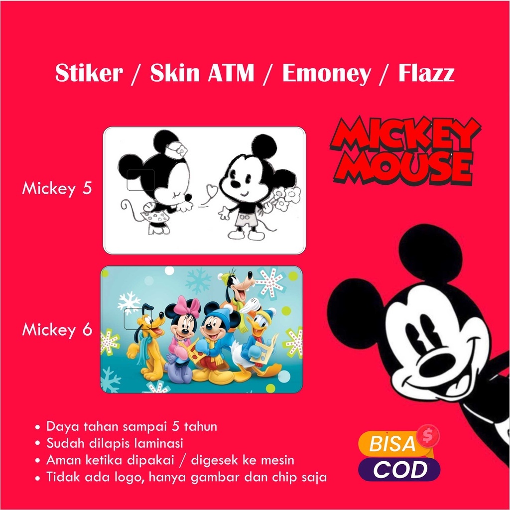 

Stiker / Garskin / Skin ATM Mickey Mouse