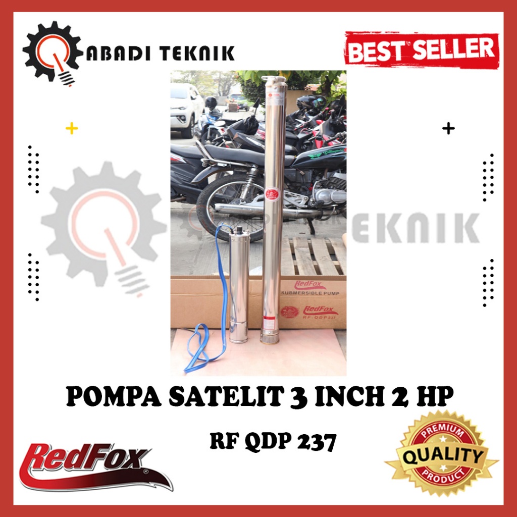 POMPA SATELIT/SUBMERSIBLE PUMP 3 INCH 2HP RF-QDP 237
