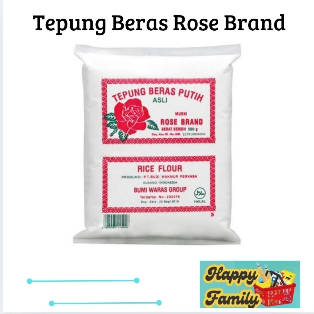 

Tepung Beras Putih Rose Brand