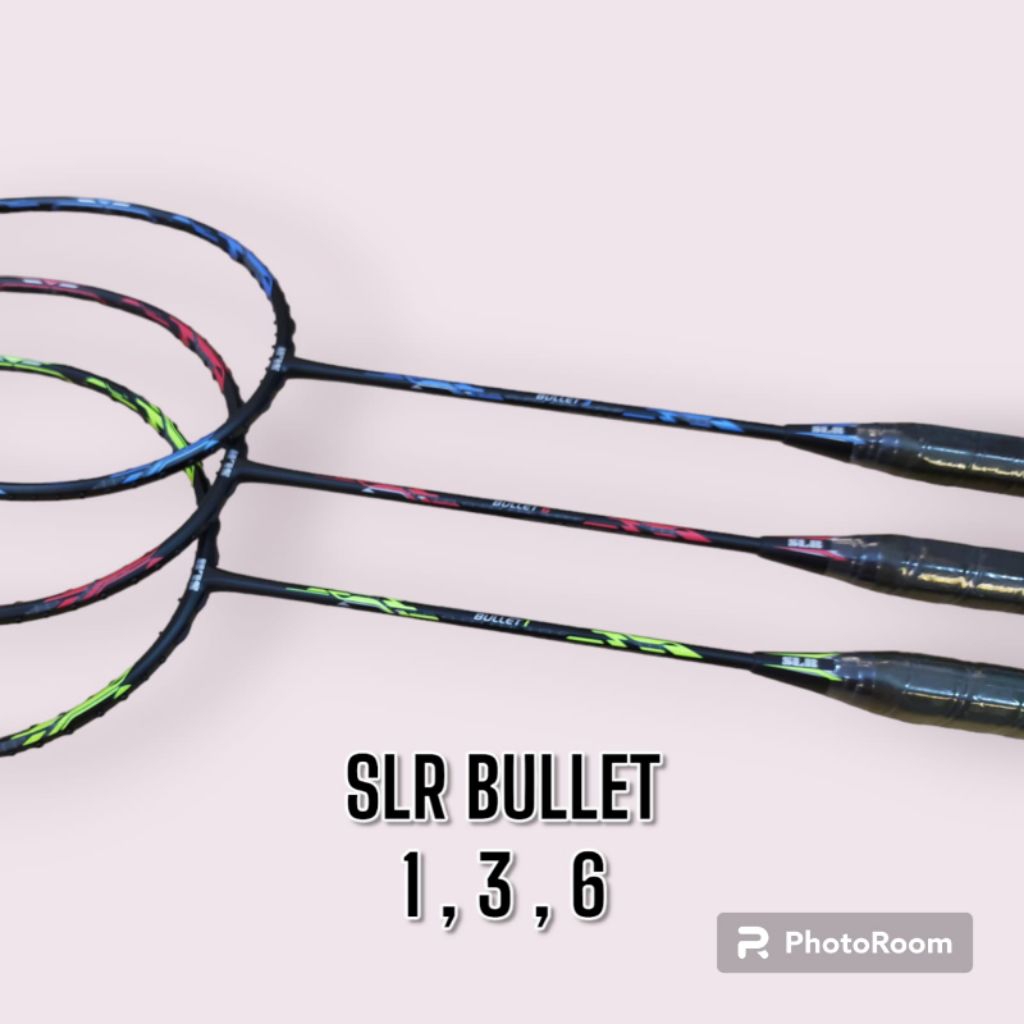 Raket badminton SLR Bullet 1/3/6 Hanya raket Original%