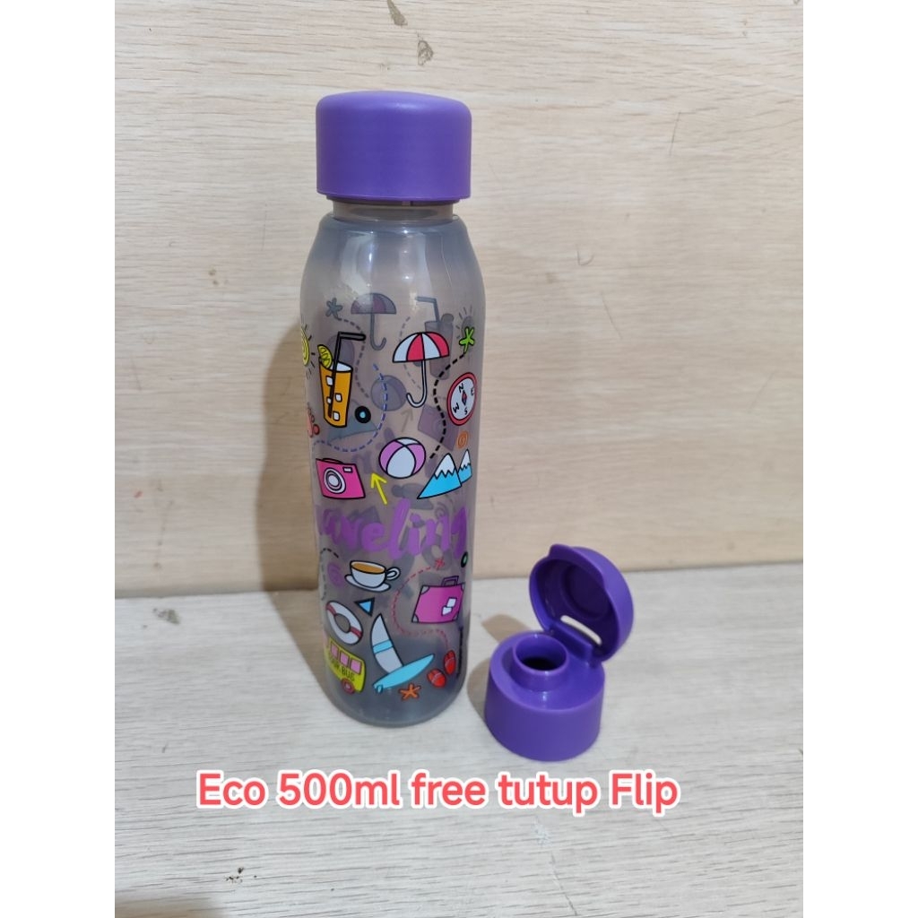 500ml botol tupperware free tutup flip