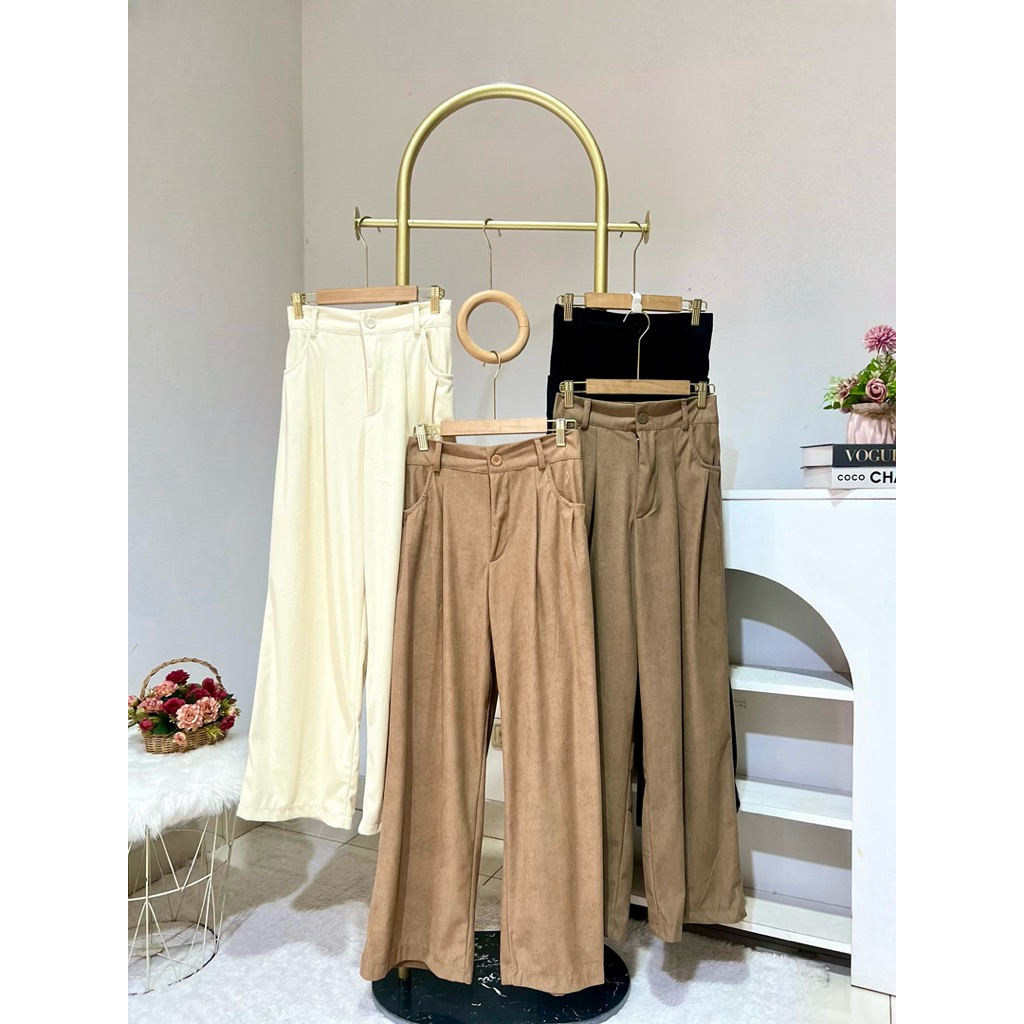 Celana Kulot Corduroy