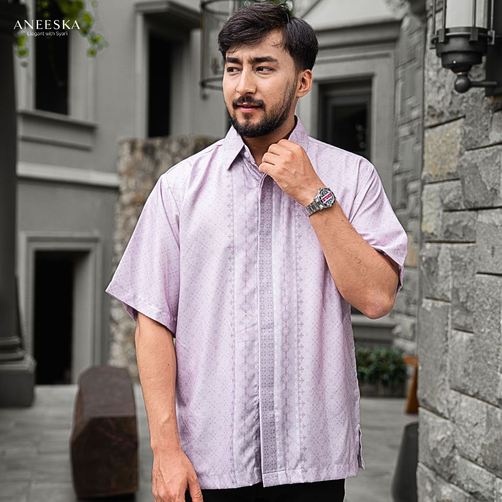 Exclusive Baju Koko Zayda Aneeska | Sarimbit | Family Set Lebaran I Koko Ayah