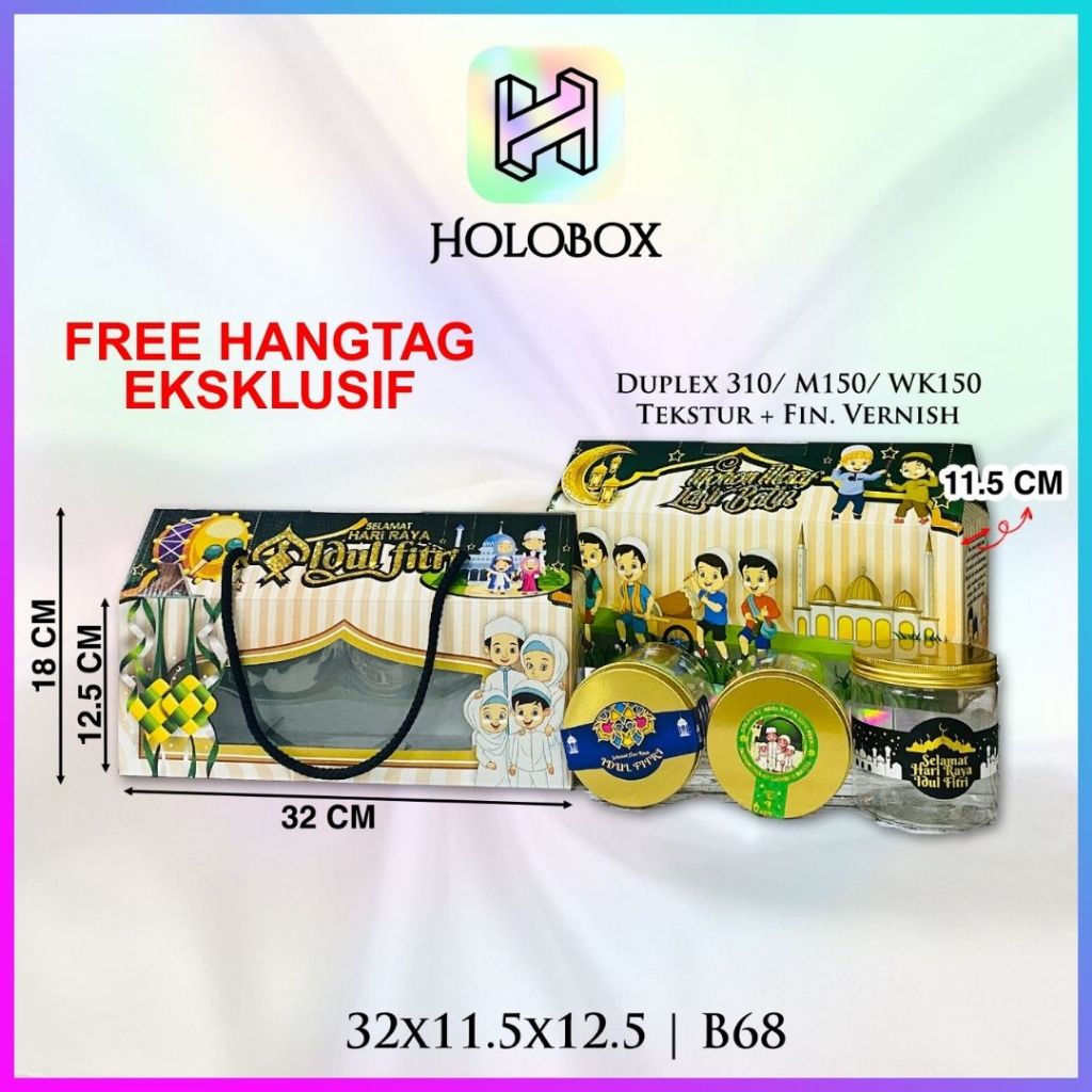 

Kotak Lebran / Idul Fitri / Kue / Able / Toples / Kado / Dus / Box / Packaging / B68