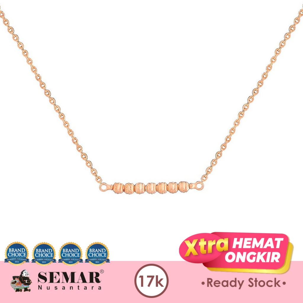 Kalung Emas Kyla Bubble Gold 17K Semar Nusantara