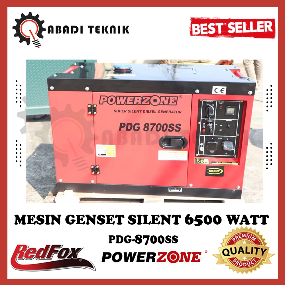 MESIN GENSET SILENT 6500 WATT PDG-8700 SS