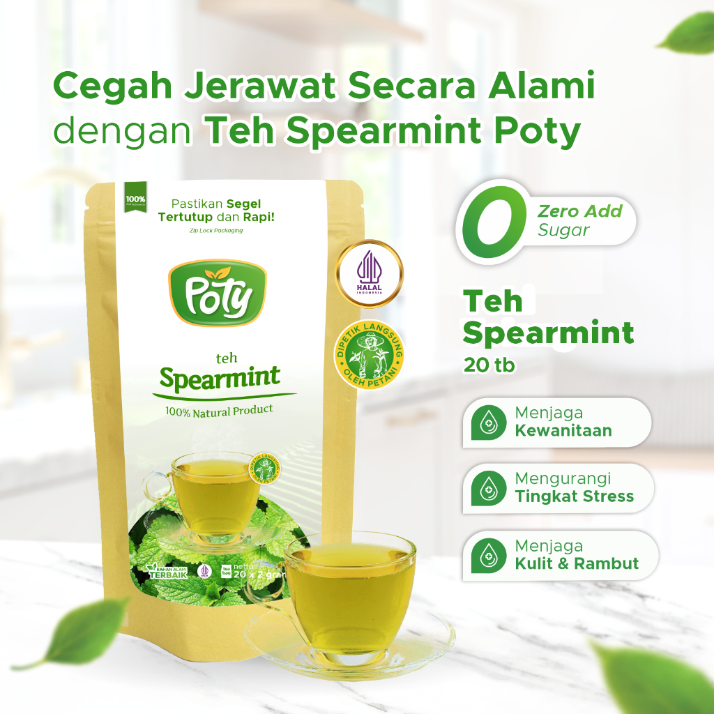 

LIVE Teh Spearmint Untuk Jerawat Hormon PCOS Promil JSR Ampuh Poty