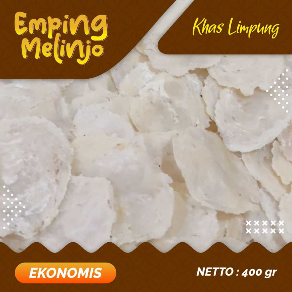 

Emping melinjo khas limpung 400 gr