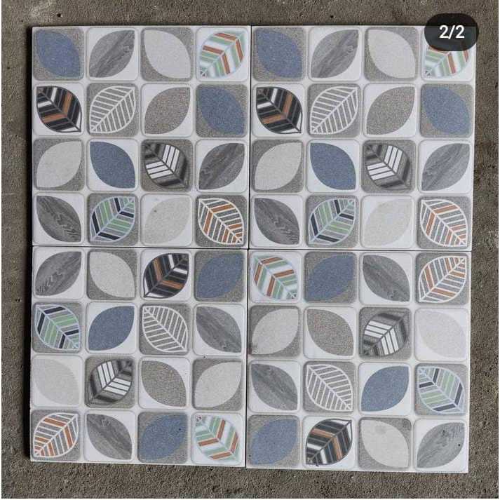 Keramik lantai kamar mandi 25x25 Indocer Cyprus grey Eco keramik kasar keramik 25x25 keramik lantai 