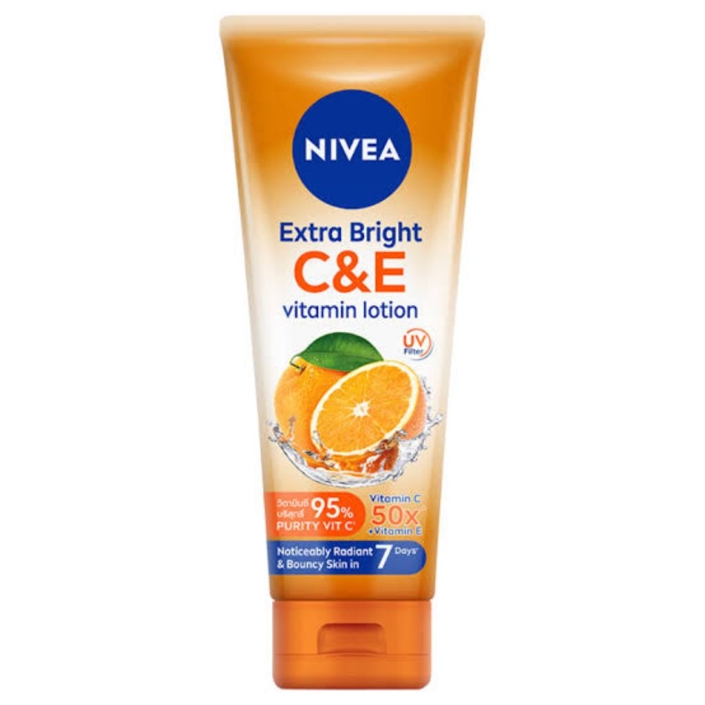 NIVEA Extra Bright C&E Vitamin Body Lotion 320ml Melembabkan Kulit Kusam dan Kering Repair