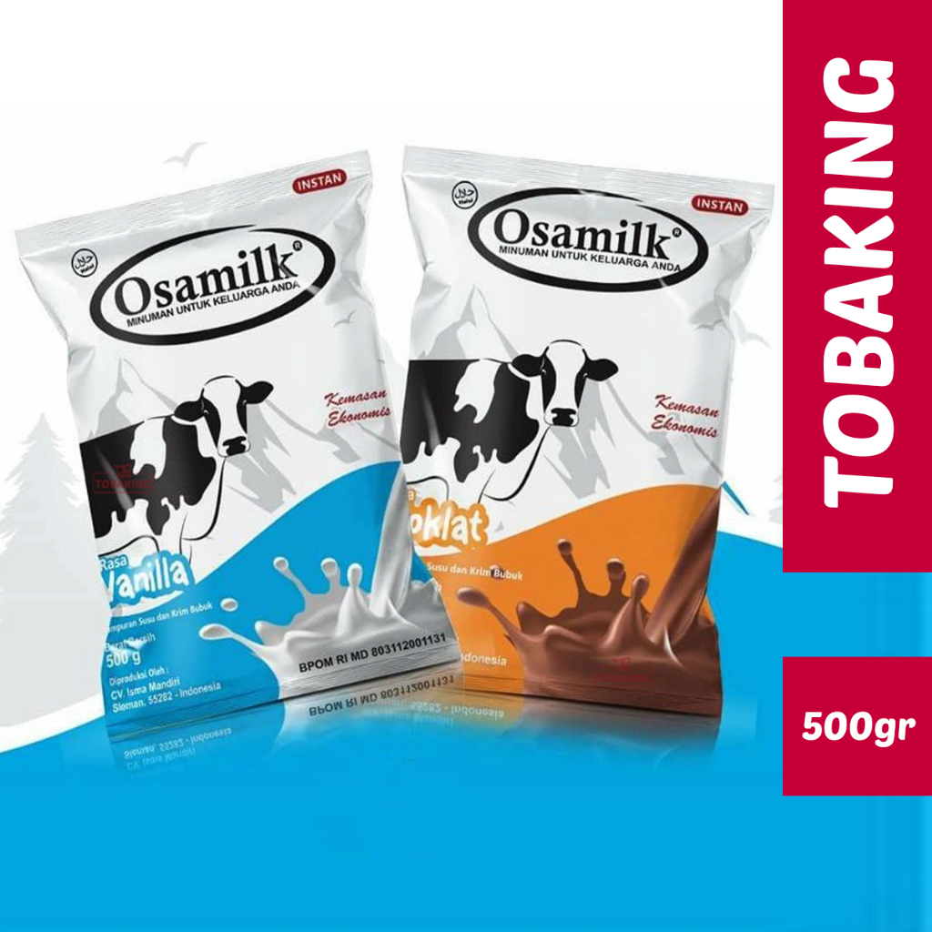 

Osamilk Susu Bubuk 500gr Susu Cokelat Vanila Susu Penggemuk Badan
