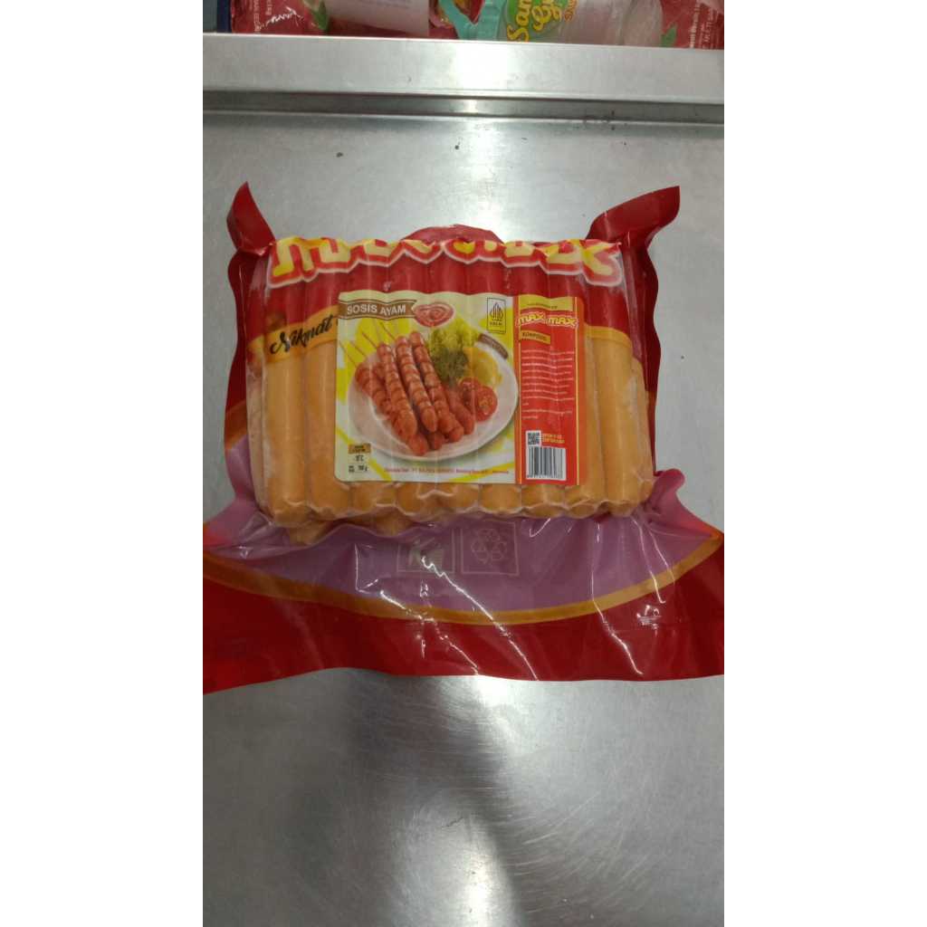 

Mister Max Sosis Selulose Ayam Coklat 750 GR