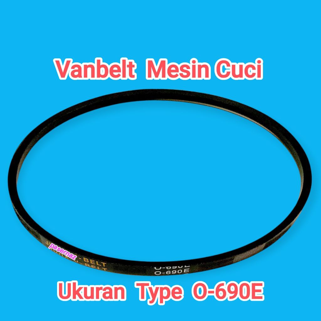 O-690E | Vanbelt Mesin Cuci | V-Belt Mesin Cuci | Belt Mesin Cuci | FanBelt Mesin Cuci O-690E | Vanb
