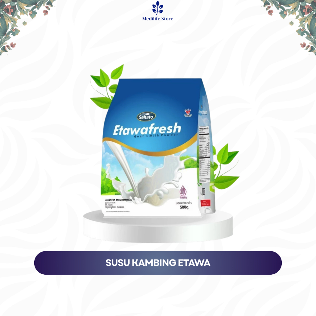 

ETAWAFRESH SEHATO - susu kambing bubuk 500gr | bantu stamina, tulang & imun | original 100%