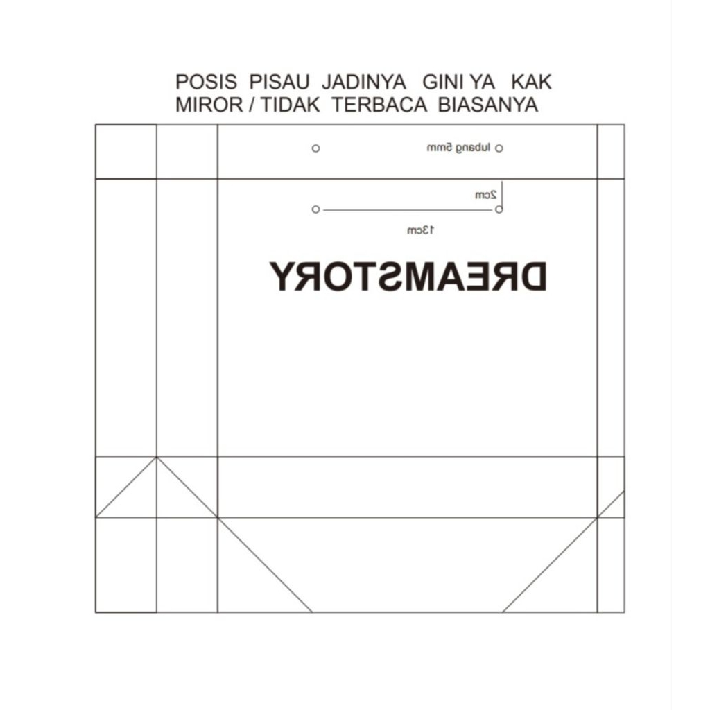 

pisau pond shoping bag custom 28x 9 x 25