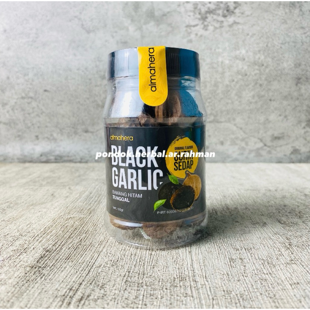

BAWANG TUNGGAL BLACK GARLIC ALMAHERA
