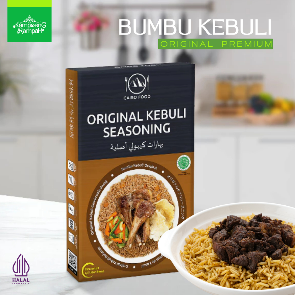 

Bumbu Kebuli Original Sehat – Tanpa MSG, 100% Rempah Murni | Cairo Food