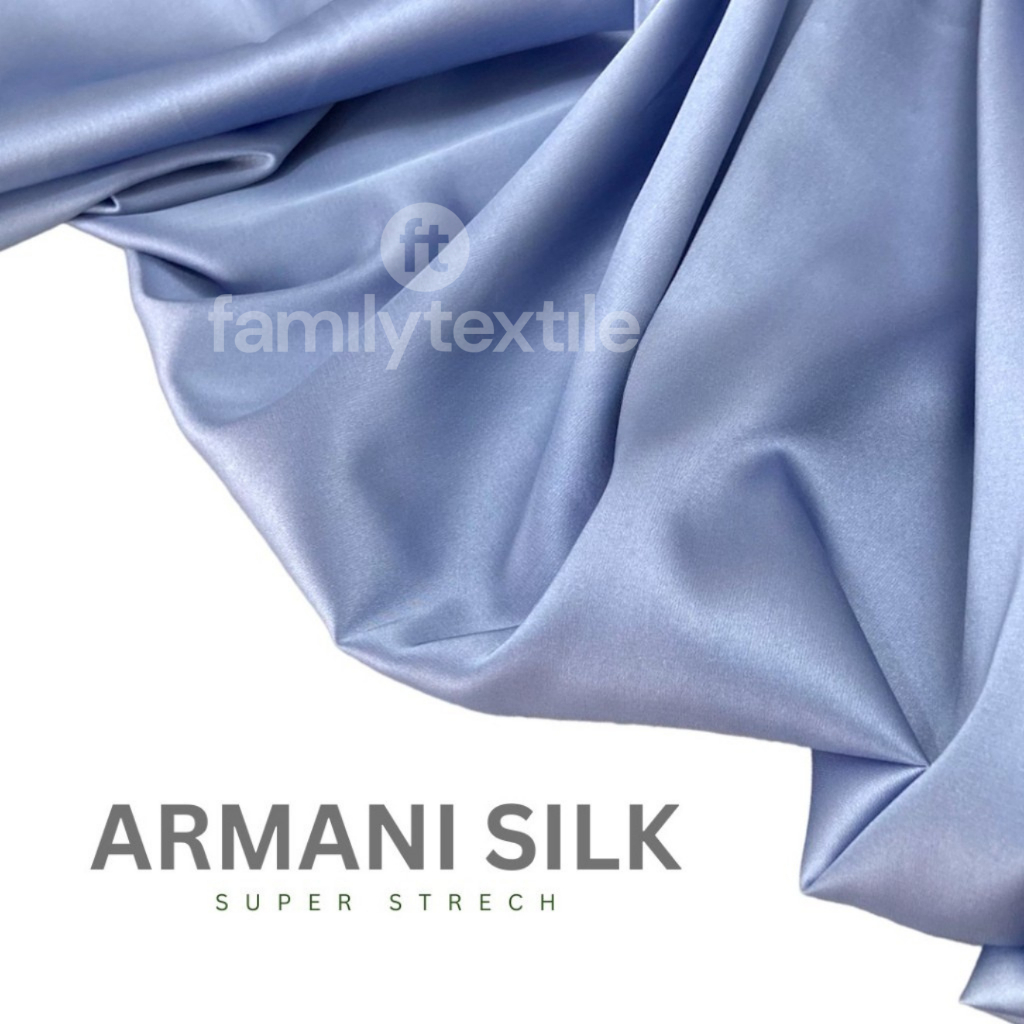 Bahan Kain Pagar Ayu Bridesmaid Pengantin Baju Pesta 0.5 Meter - Kain Satin Armany Silk Premium