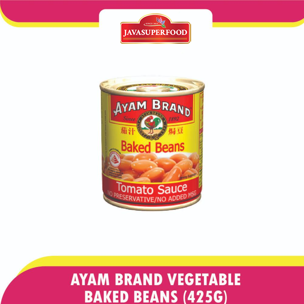 

Ayam Brand Baked Beans in Tomato Sauce 425g - Kacang Panggang Saus Tomat