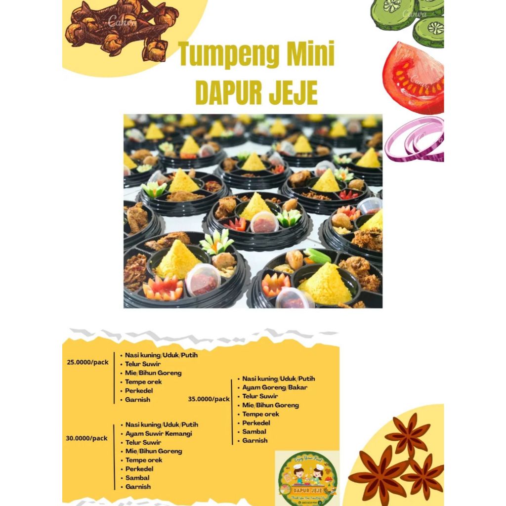 

Mini Tumpeng & Paket Nasi Tumpeng