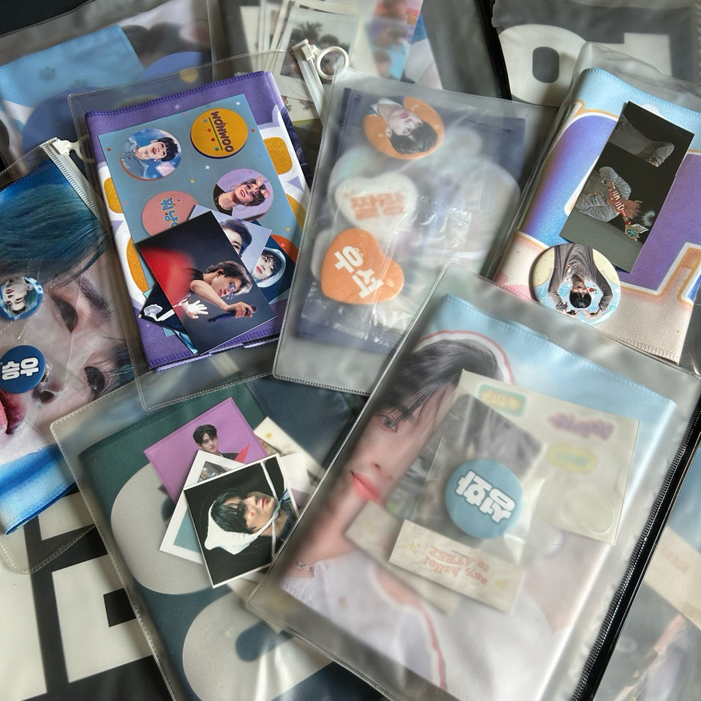 VARIOUS SLOGAN KPOP WONWOO WOODZ JUNHO SEUNGWOO SEONGHWA JINYOUNG GUANLIN WOOSEOK