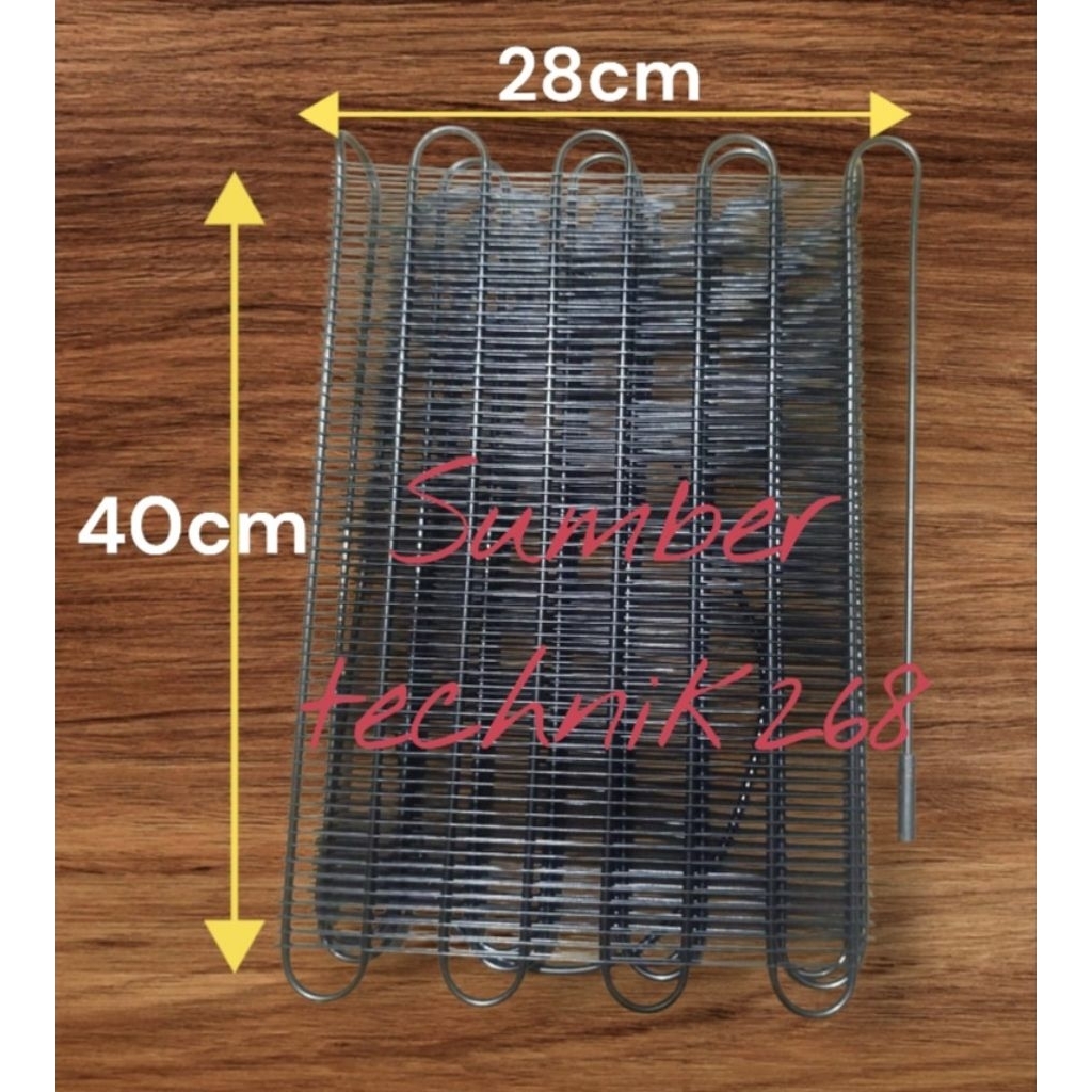 kondensor bawah sokes kulkas kaca original