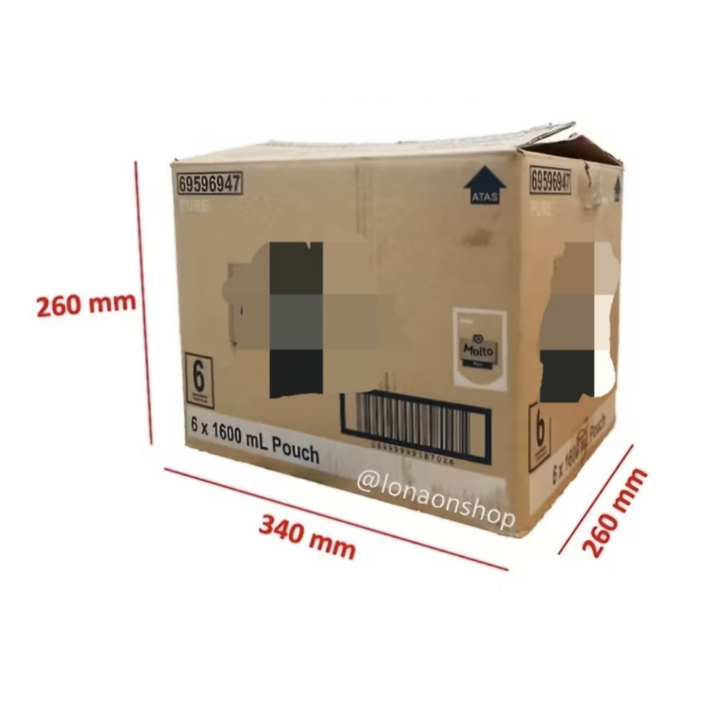 

Kardus Double Wall 34x26x26 Tebal Bagus