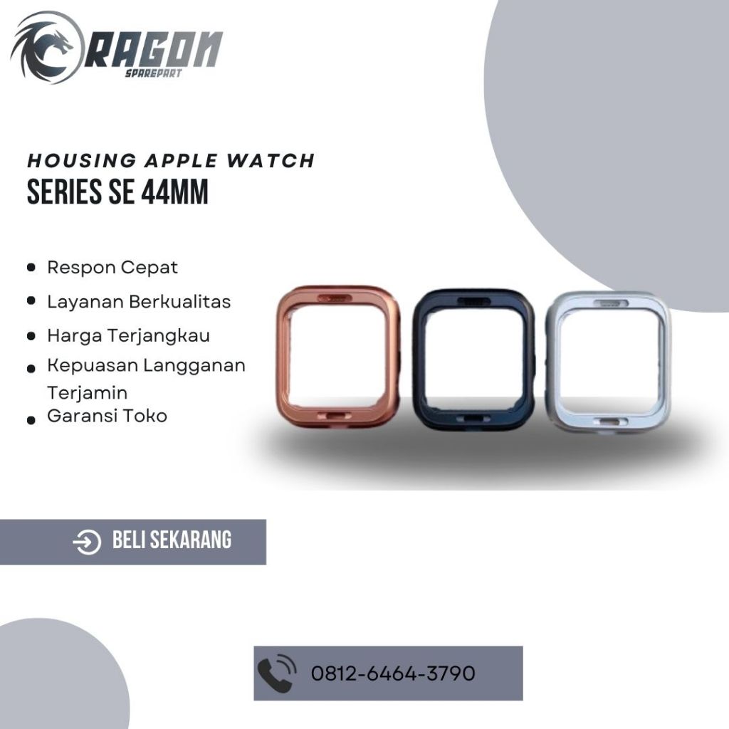 HOUSING CASING APPLE WATCH SERIES SE 44MM ORIGINAL
