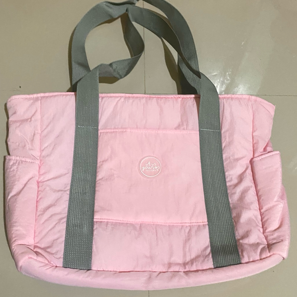 preloved itisyourss hazy tote bag pink