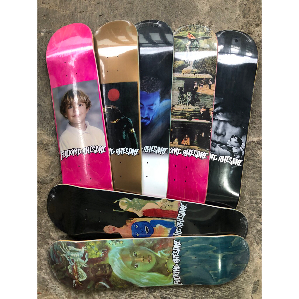 skateboard deck / papan “ FUCKING AWESOME “ Made in Mexico