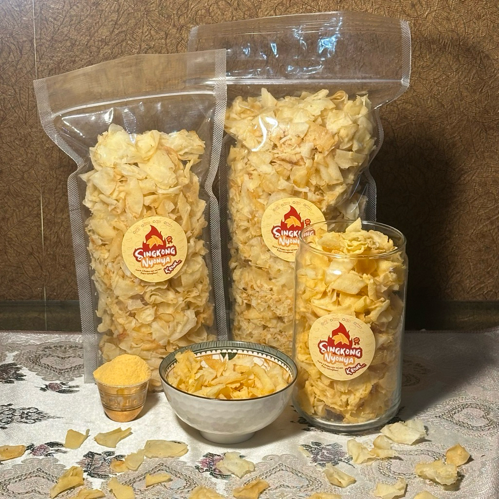 

Kripik Singkong Nyonya Keju 250gr, 500gr, 1kg