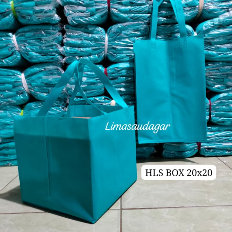 

Tas Handle Box 20x20 Tas Hajatan Box Nasi Tas Bingkisan IsI 12pcs
