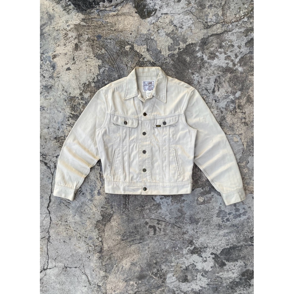 vtg denim jacket lee