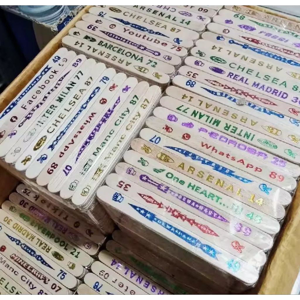 250 pcs stik es cream sablon - stik ice cream sablon - stik es cream sablon isi 250 pcs - stik sablo