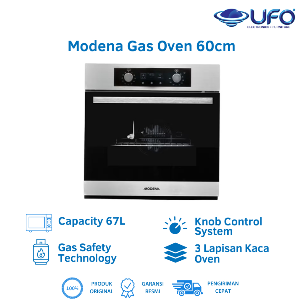 Modena Built in Gas Oven Tanam BO4660