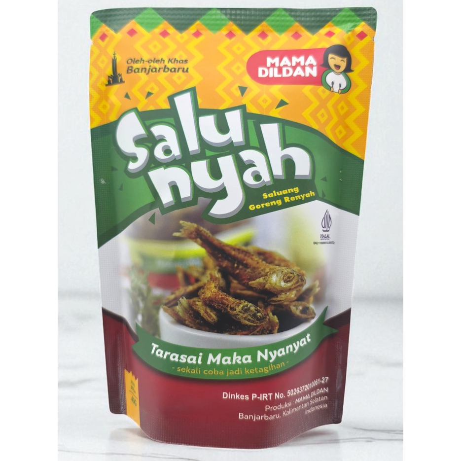 

Salunyah Ikan Saluang Goreng Renyah Mama Dildan Oleh Oleh khas Kalimantan