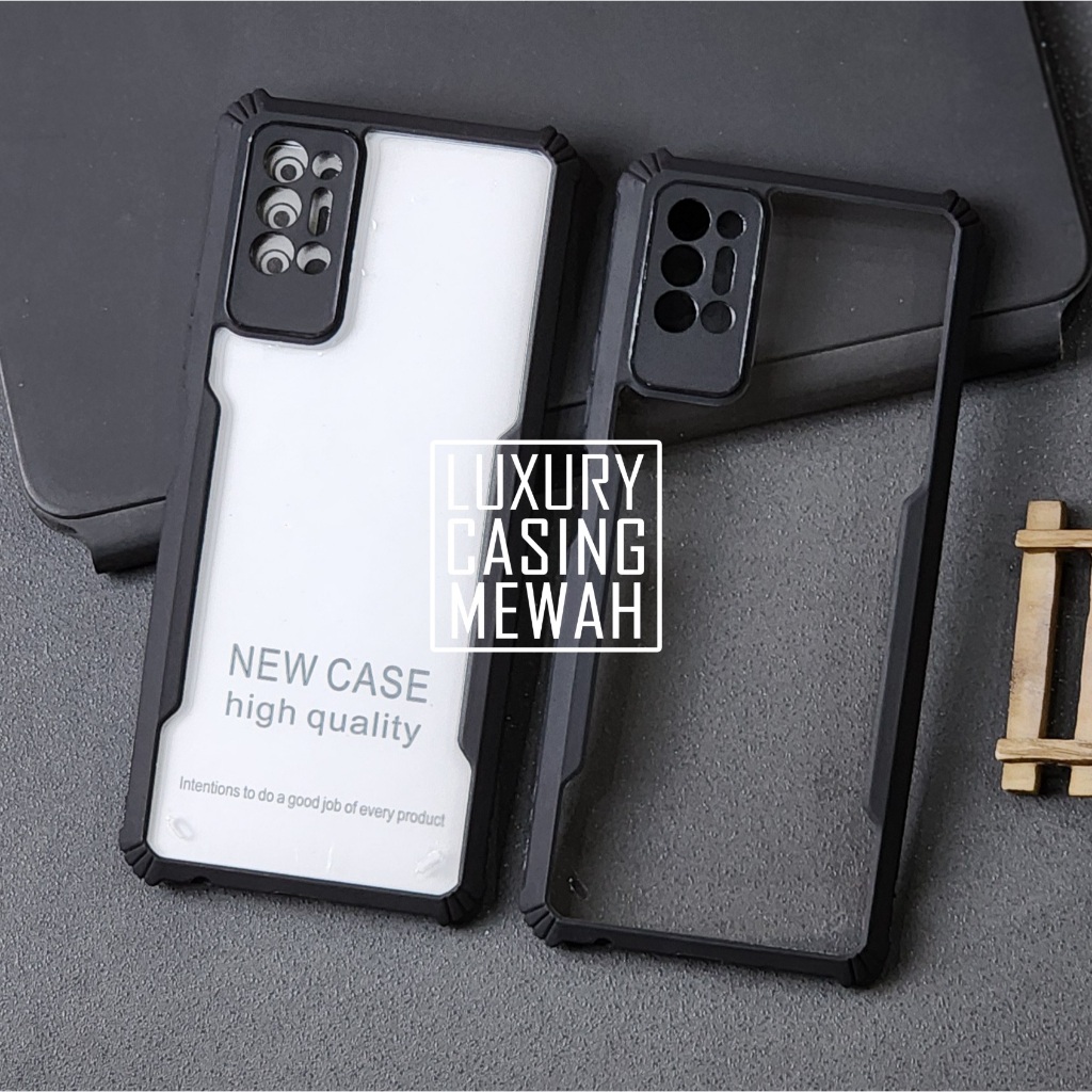 Premium Luxury Case Armor Shockproof Fusion Casing Tecno Pova 2 Tecno Pova 3 Tecno Pova 4 Tecno Pova