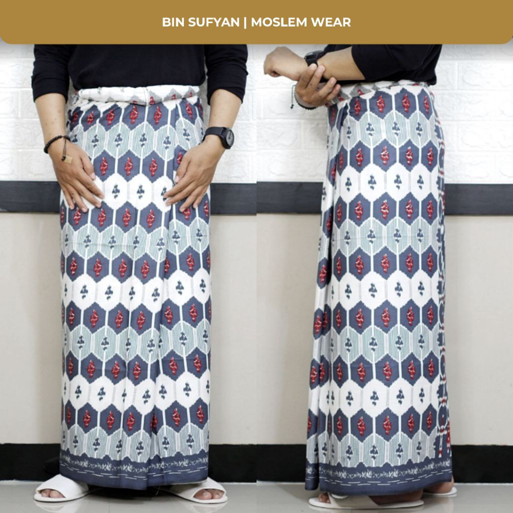 Bin Sufyan - Sarung Goyor Rayon Printing Dewasa