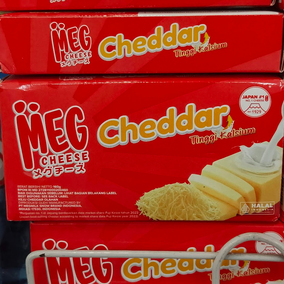 MEG Keju Cheddar 160g / Keju Meg Cheddar