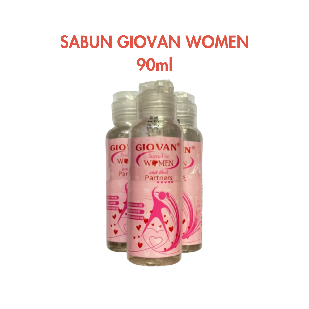 SABUN GIOVAN WOMEN (MERAH) KEMASAN BARU / Giovan Sabun Kewanitaan