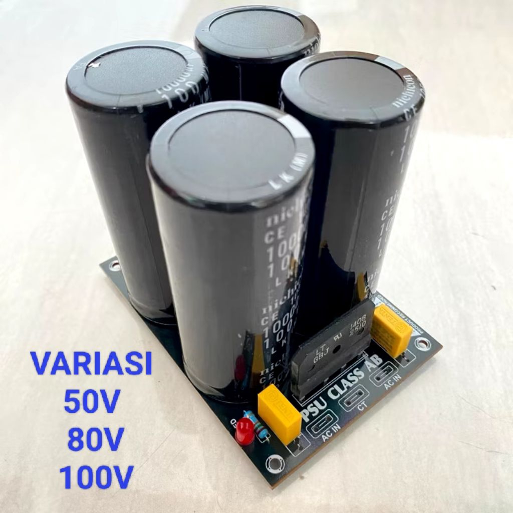 Kit PSU 4 Elco Lengkap Dioda LED Siap Tancap