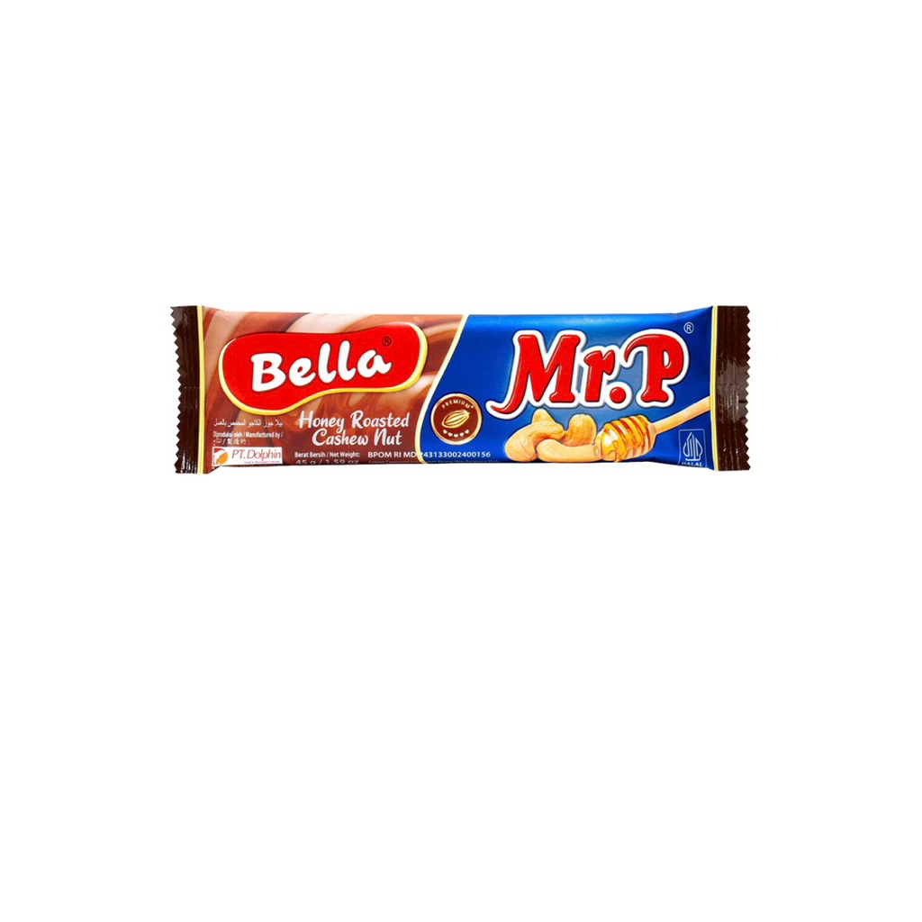 

Bella Mr.P Cokelat Batang Honey Roasted Cashew Nut 45 gr